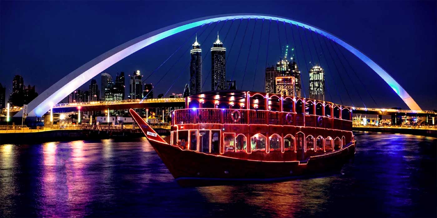 Dubai Canal Dhow Cruise